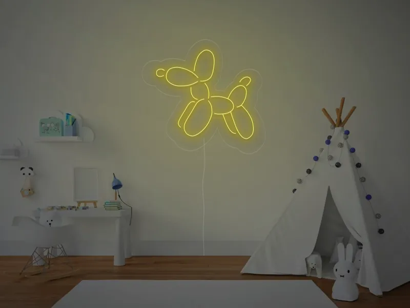 Balloon Dog - Semn Luminos LED Neon
