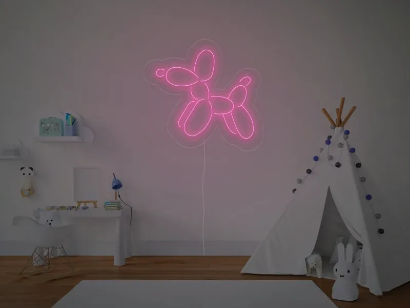 Balloon Dog - Semn Luminos LED Neon