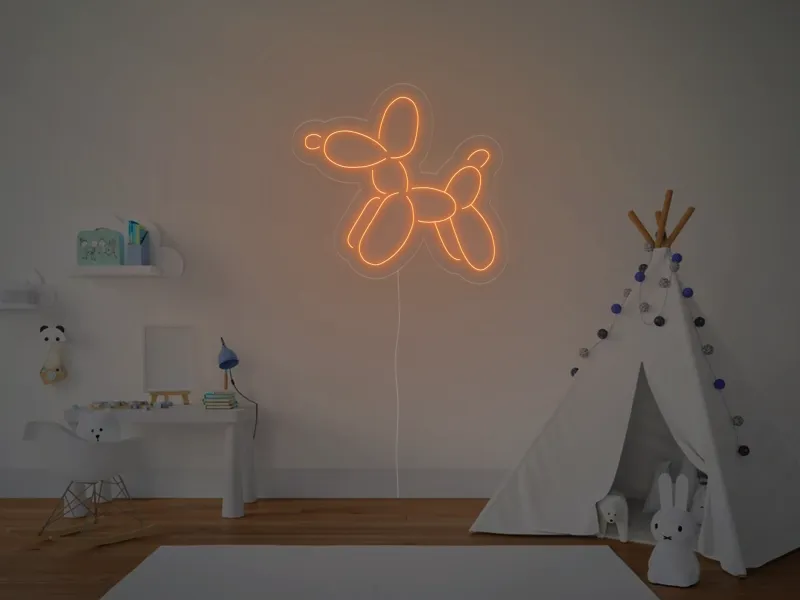 Balloon Dog - Semn Luminos LED Neon