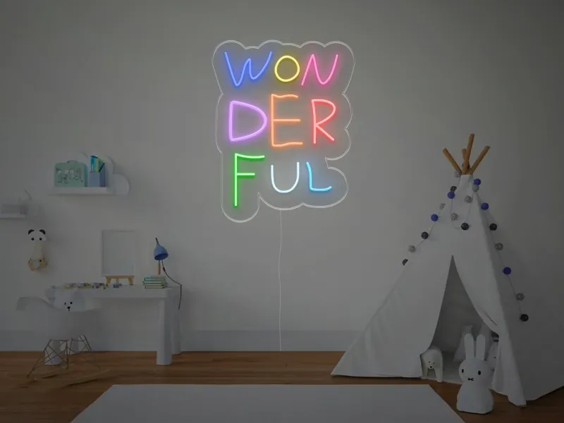 Wonderful - Semn Luminos LED Neon