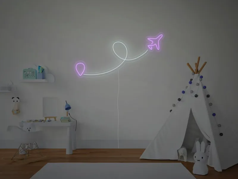 Avion - Semn Luminos LED Neon