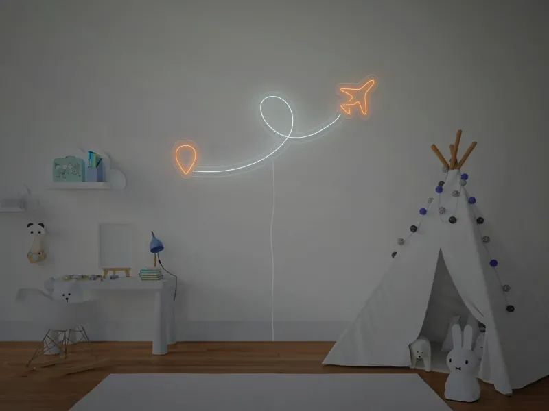 Avion - Semn Luminos LED Neon