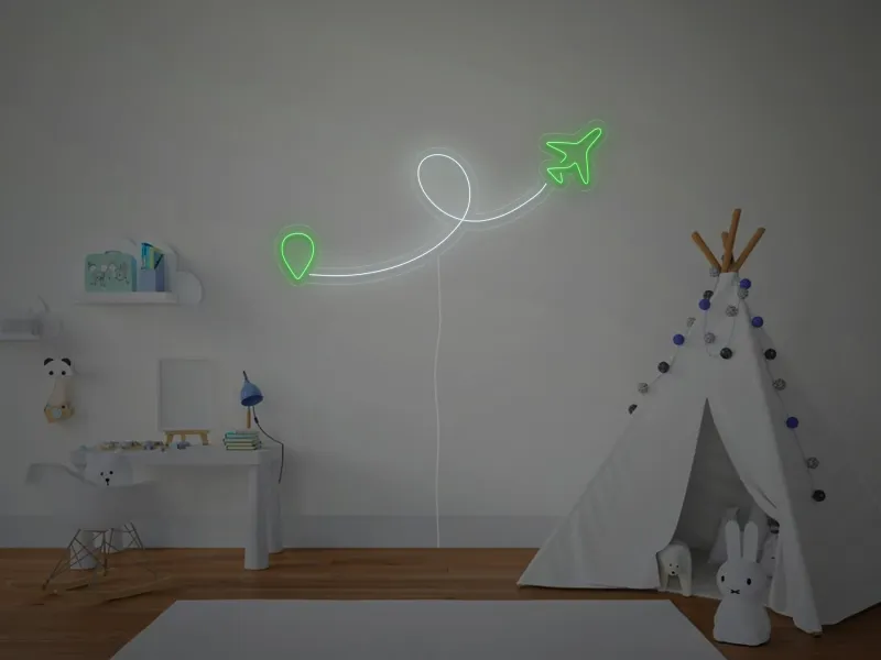 Avion - Semn Luminos LED Neon