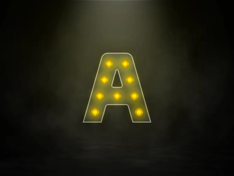 Litere Volumetrice Luminoase din Plexiglass 50 CM