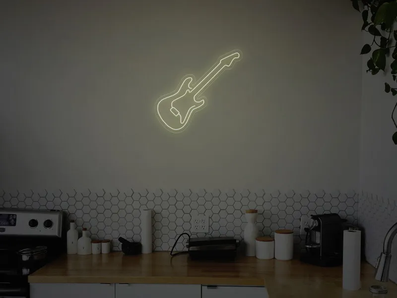 Chitara - Semn Luminos LED Neon