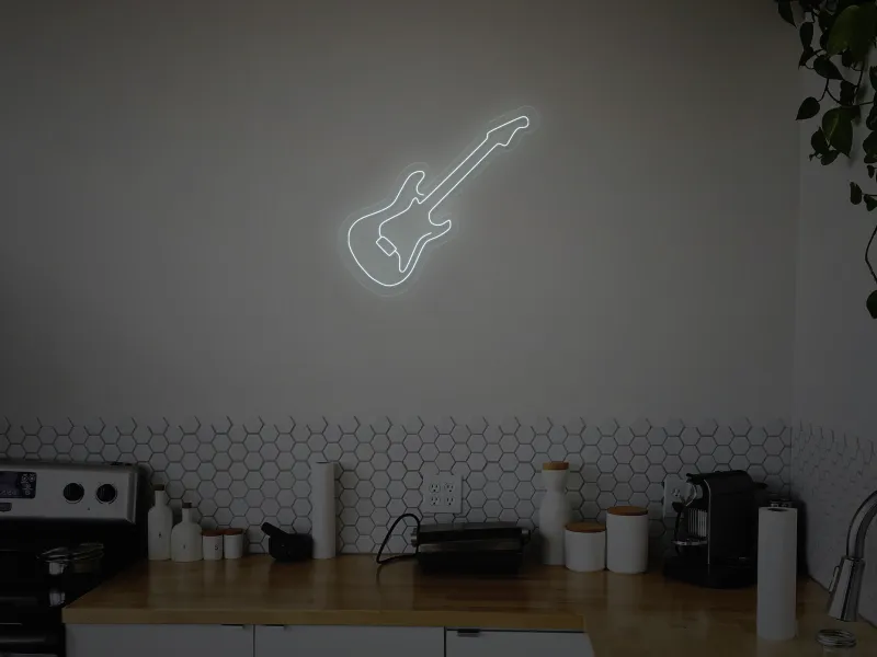 Chitara - Semn Luminos LED Neon