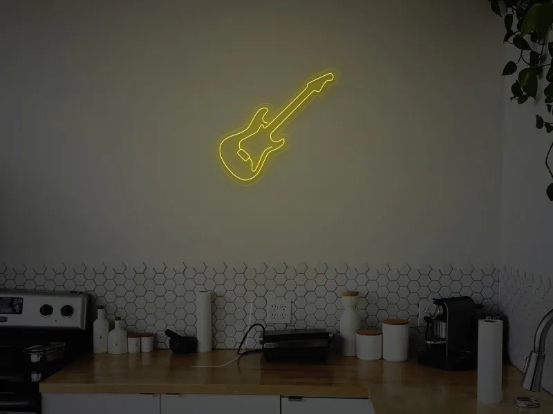 Chitara - Semn Luminos LED Neon