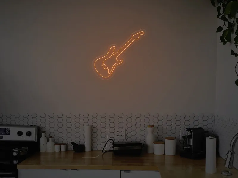 Chitara - Semn Luminos LED Neon