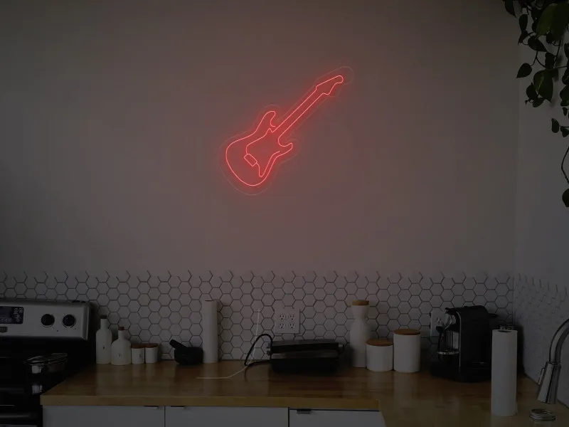 Chitara - Semn Luminos LED Neon