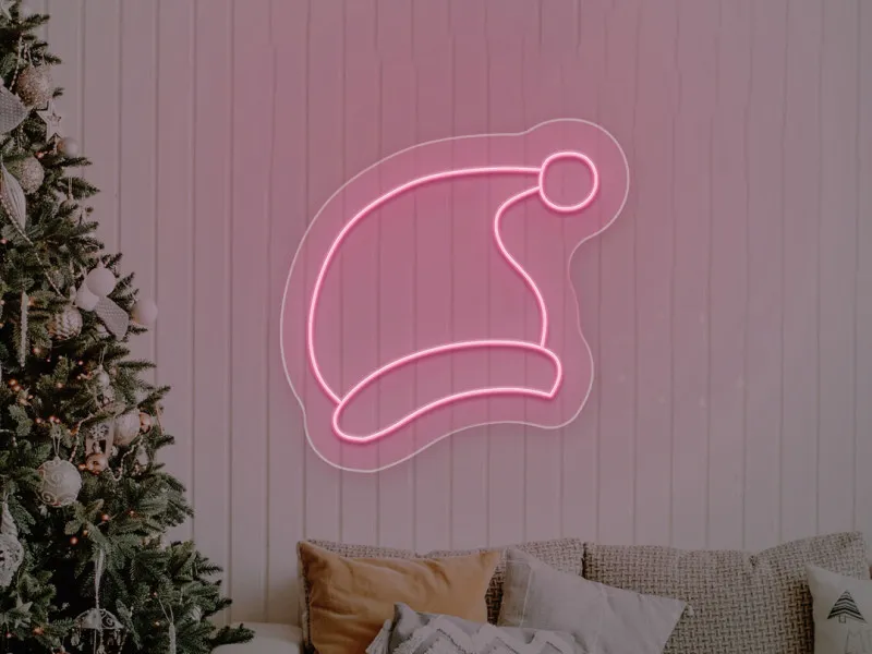 Christmas Hat - Semn Luminos LED Neon