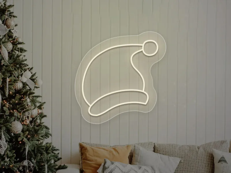 Christmas Hat - Semn Luminos LED Neon