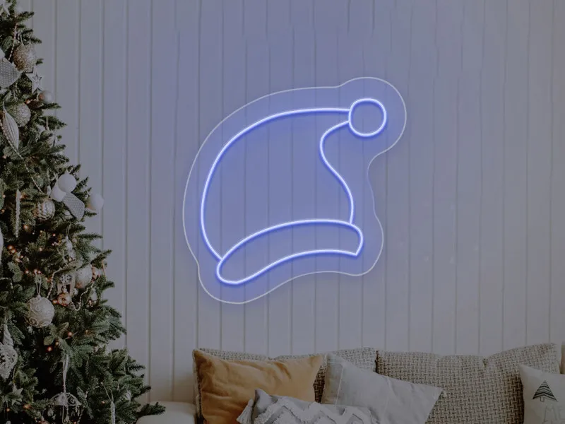 Christmas Hat - Semn Luminos LED Neon
