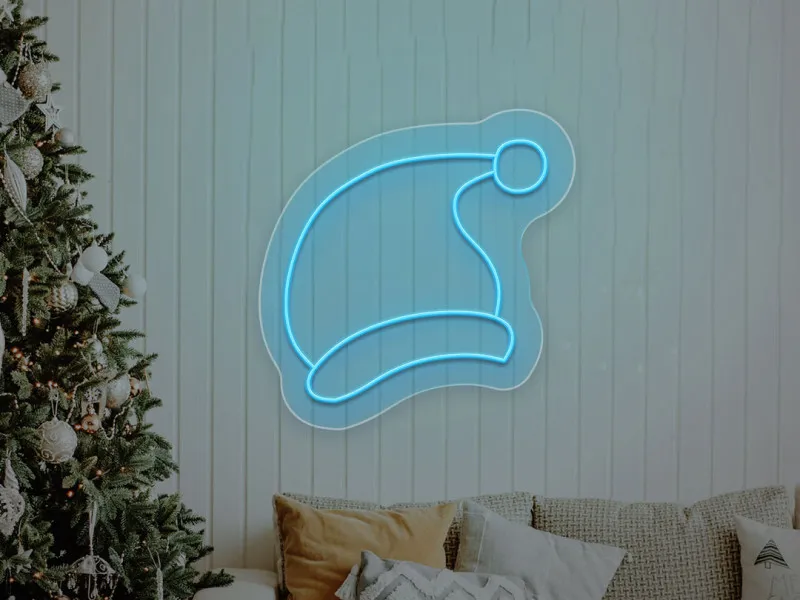 Christmas Hat - Semn Luminos LED Neon