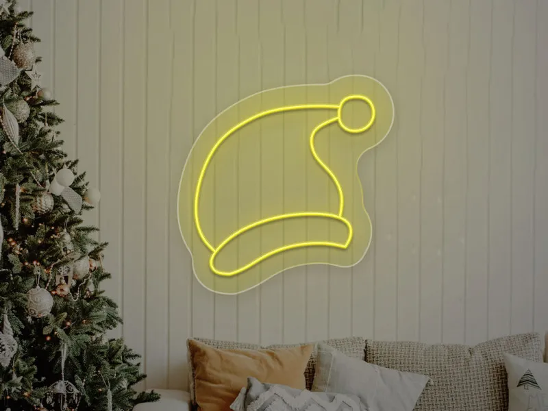 Christmas Hat - Semn Luminos LED Neon