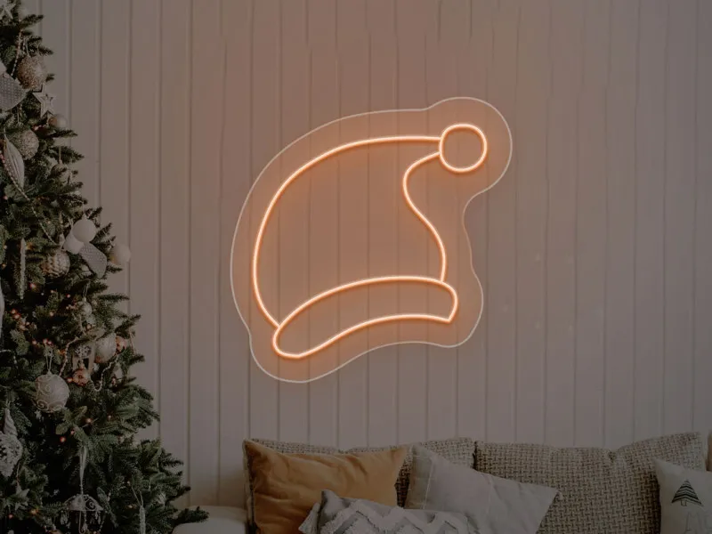Christmas Hat - Semn Luminos LED Neon