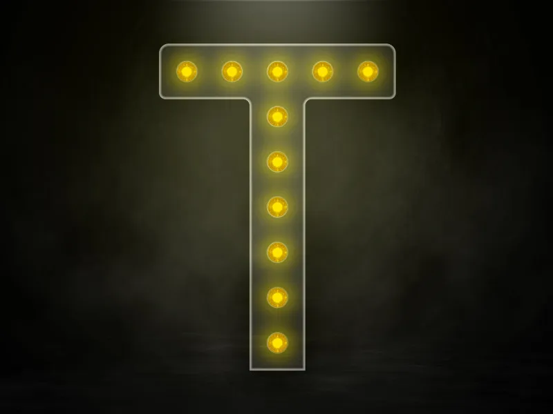 Litere Volumetrice Luminoase din Plexiglass 1M