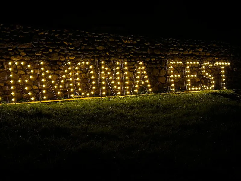 Litere Volumetrice Luminoase din Plexiglass 1M