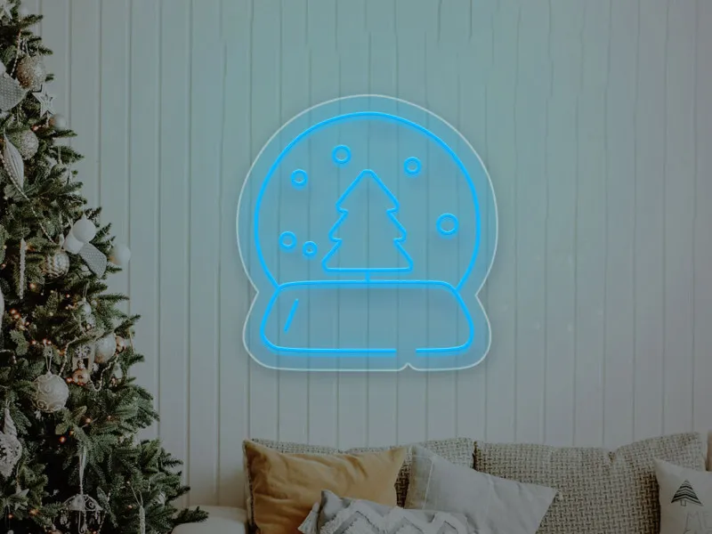 Christmas Glob - Semn Luminos LED Neon