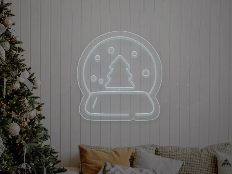 Christmas Glob - Semn Luminos LED Neon