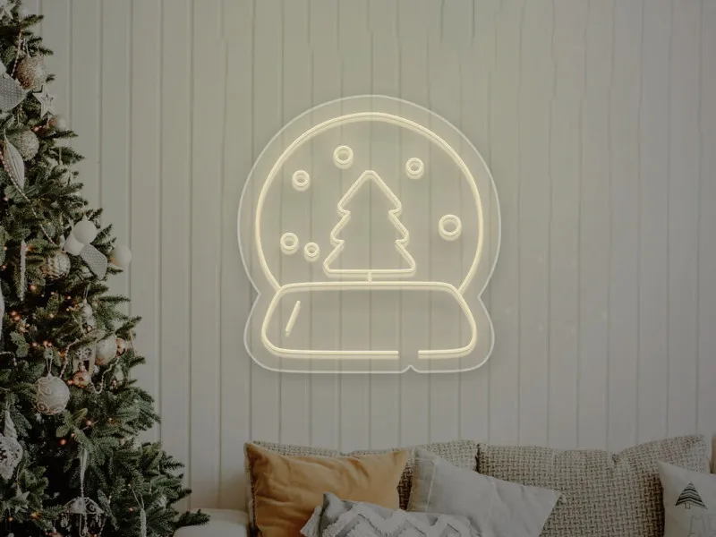 Christmas Glob - Semn Luminos LED Neon