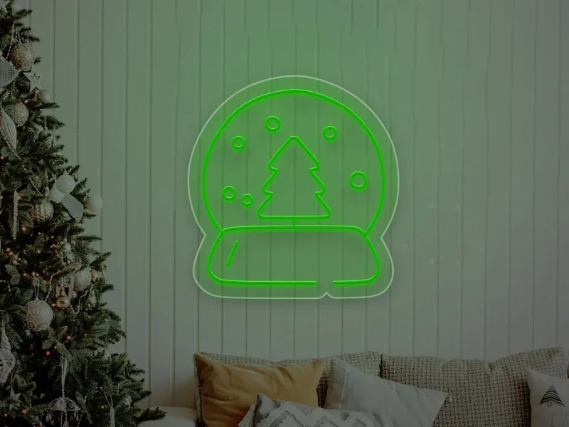 Christmas Glob - Semn Luminos LED Neon