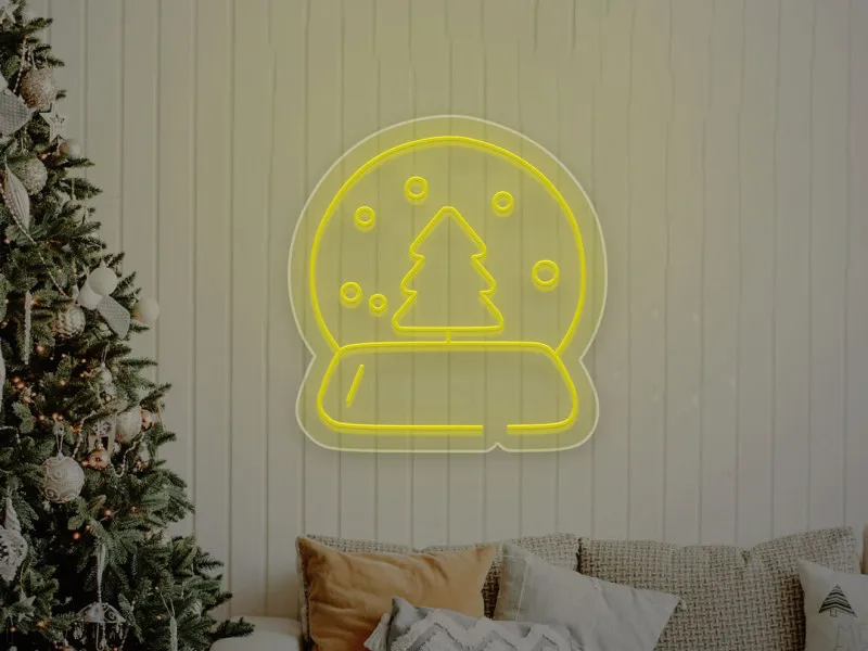 Christmas Glob - Semn Luminos LED Neon