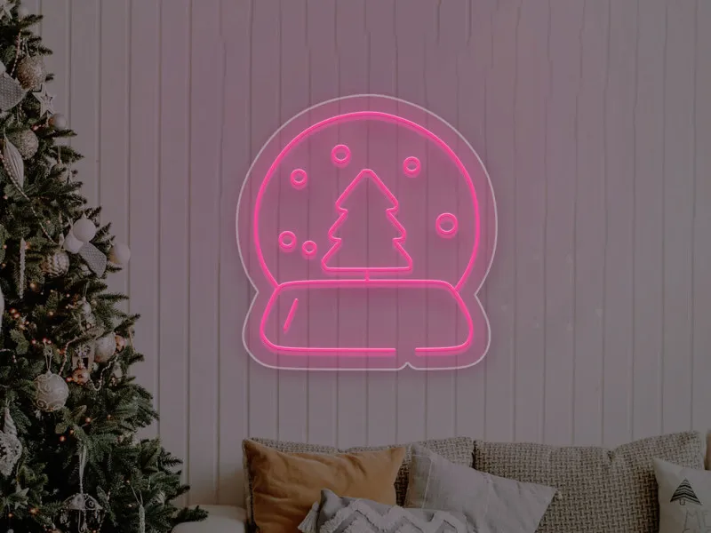 Christmas Glob - Semn Luminos LED Neon