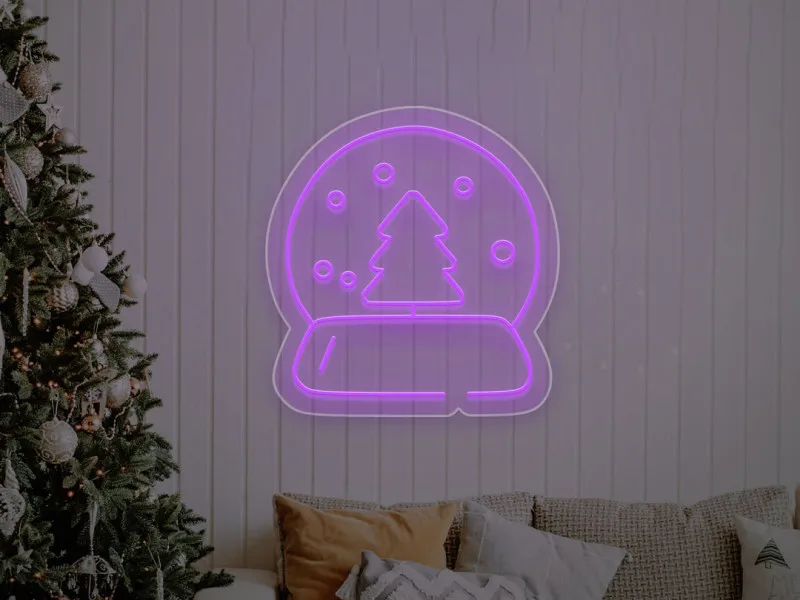 Christmas Glob - Semn Luminos LED Neon