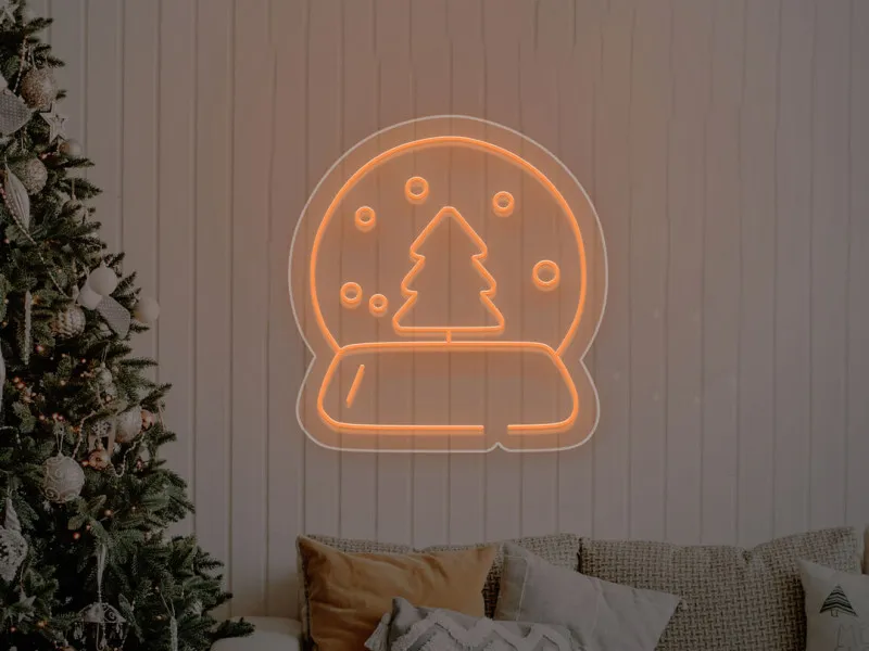 Christmas Glob - Semn Luminos LED Neon
