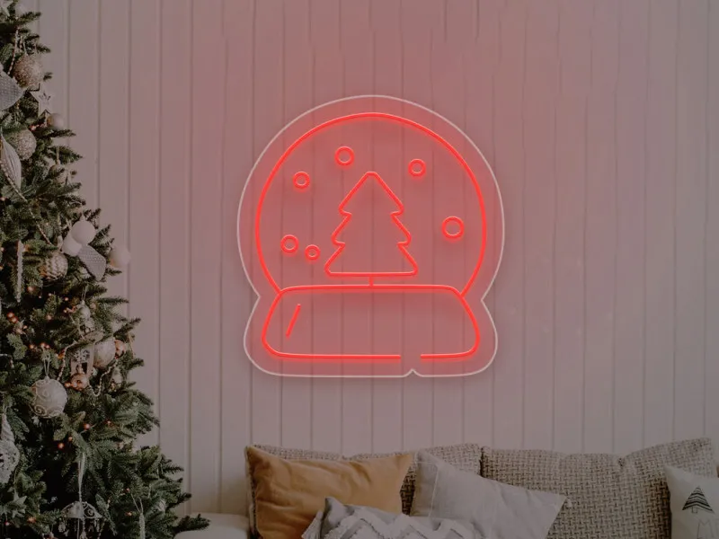 Christmas Glob - Semn Luminos LED Neon