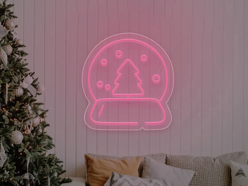 Christmas Glob - Semn Luminos LED Neon