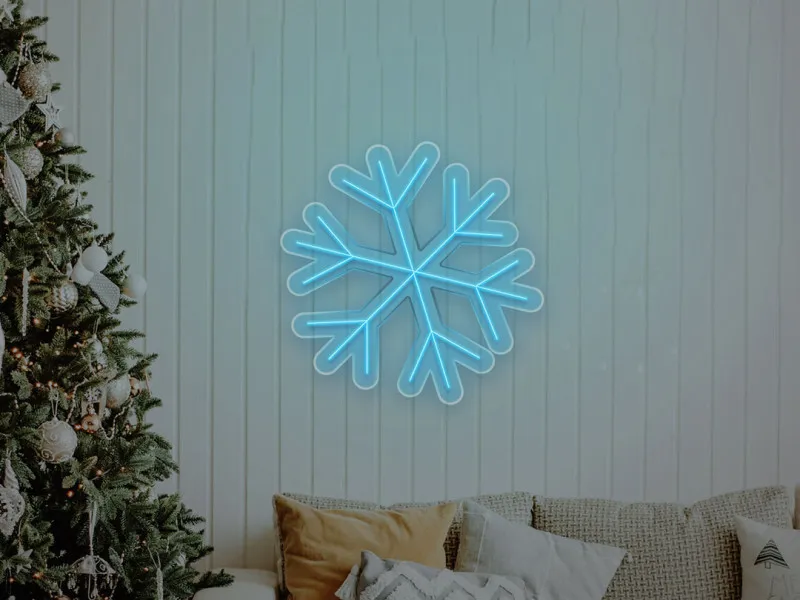Snowflake - Semn Luminos LED Neon