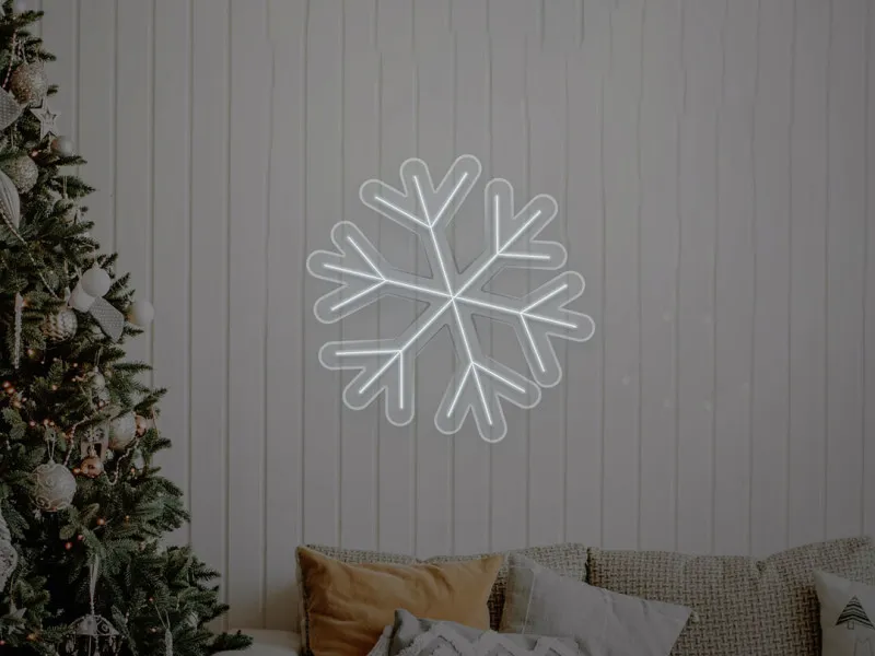 Snowflake - Semn Luminos LED Neon