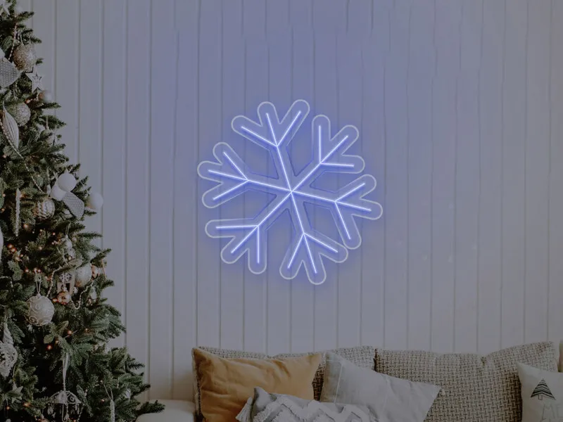 Snowflake - Semn Luminos LED Neon