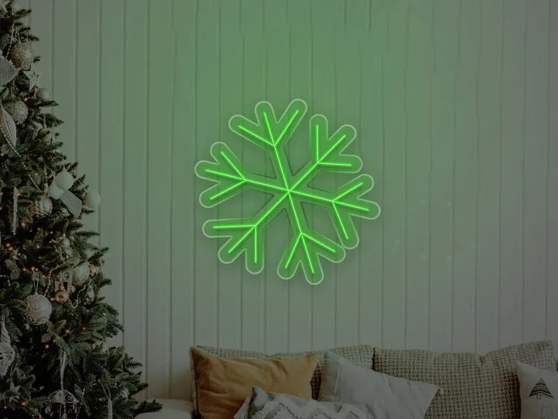 Snowflake - Semn Luminos LED Neon