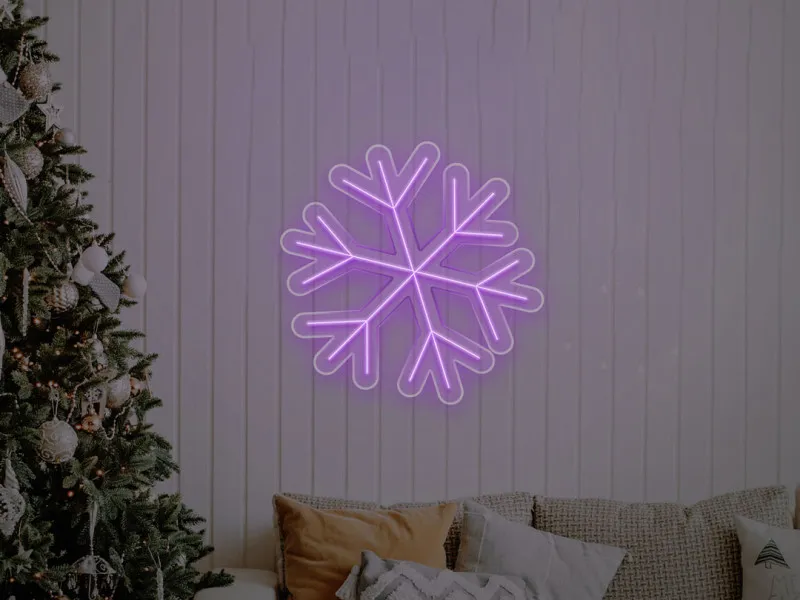 Snowflake - Semn Luminos LED Neon