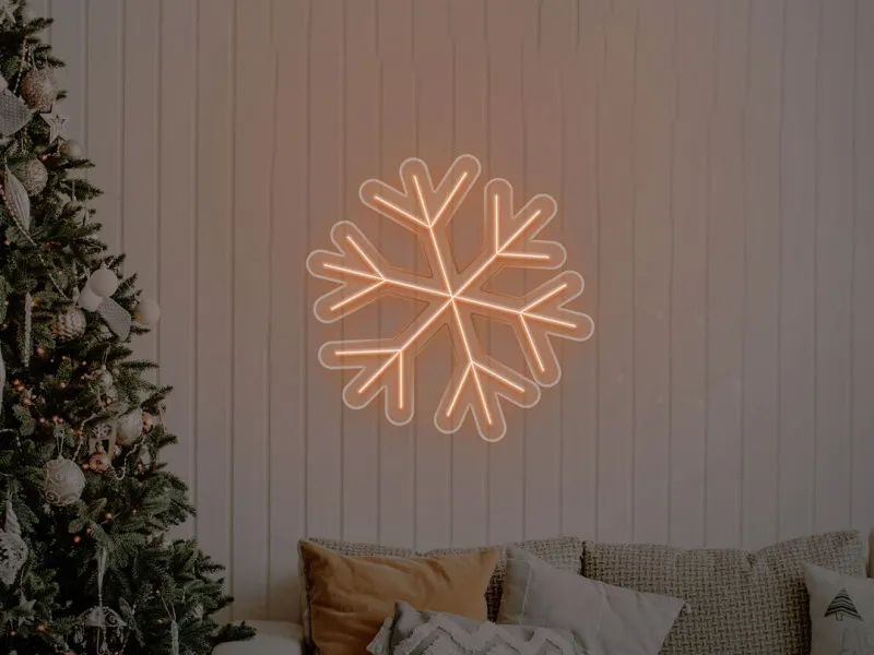 Snowflake - Semn Luminos LED Neon