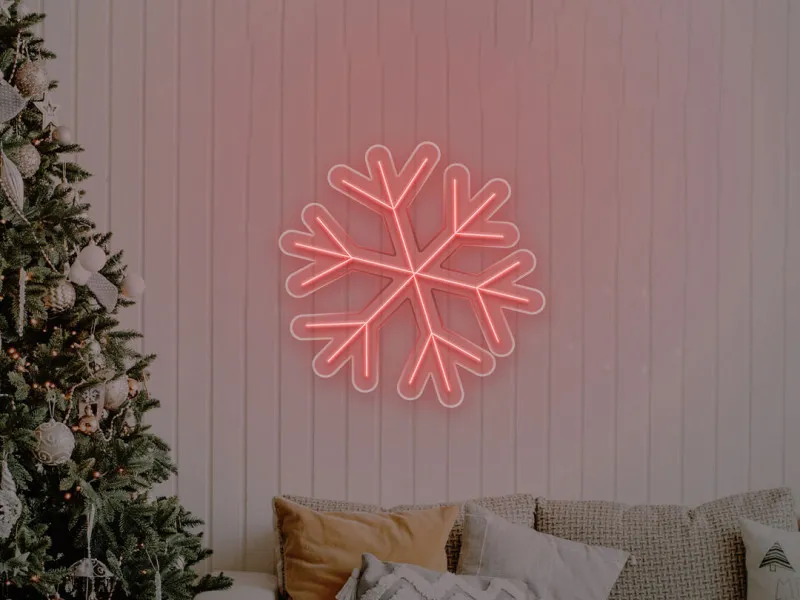 Snowflake - Semn Luminos LED Neon