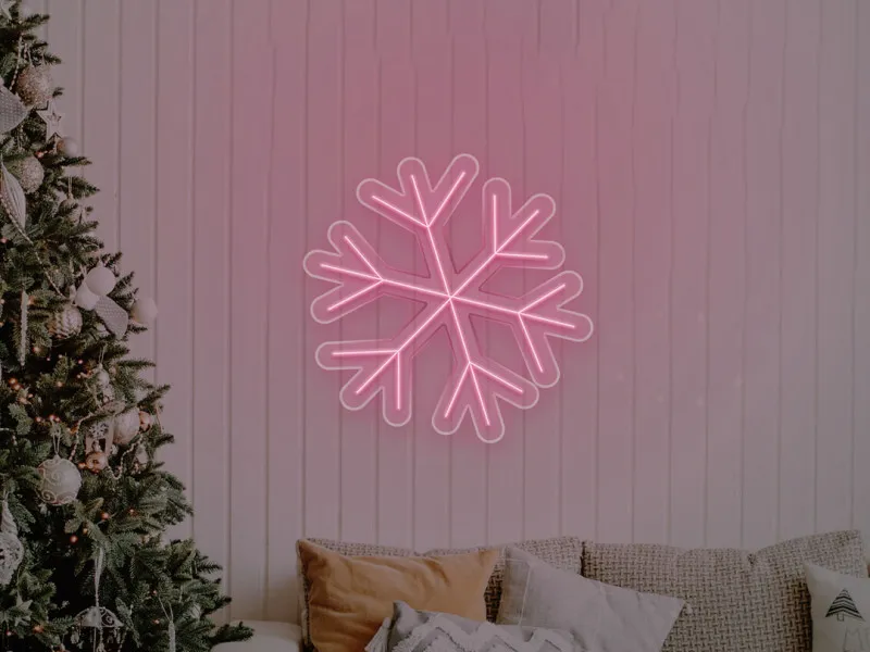 Snowflake - Semn Luminos LED Neon