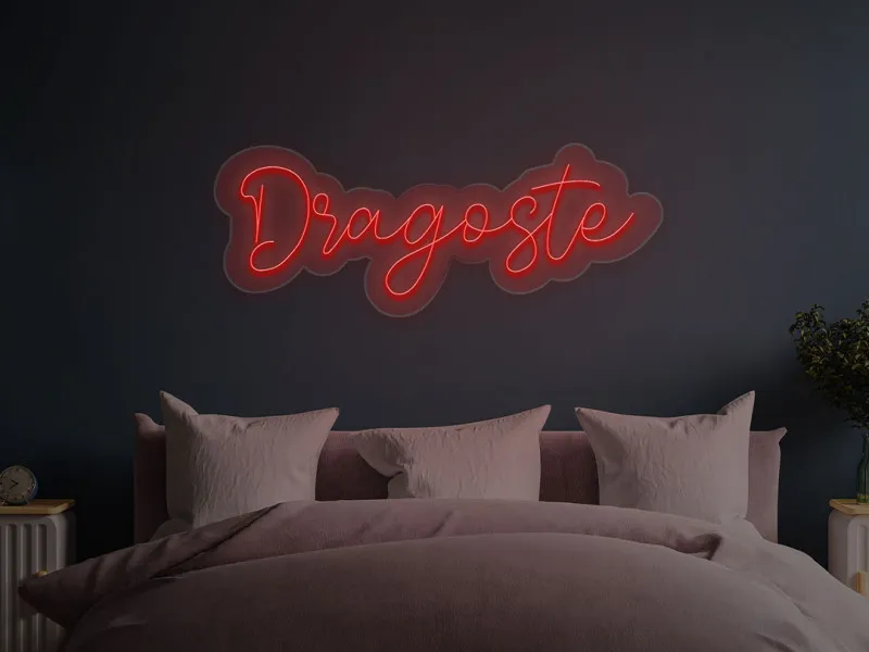Dragoste - Semn Luminos LED Neon
