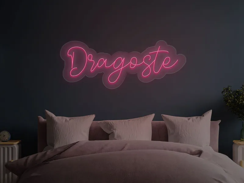 Dragoste - Semn Luminos LED Neon