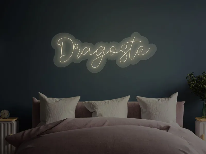 Dragoste - Semn Luminos LED Neon
