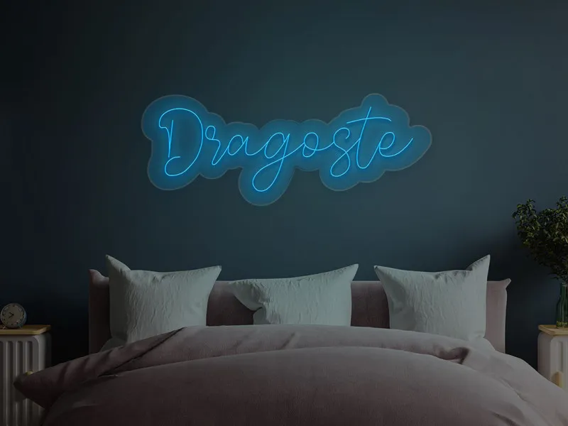 Dragoste - Semn Luminos LED Neon