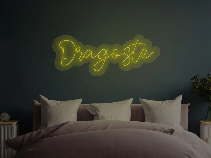 Dragoste - Semn Luminos LED Neon