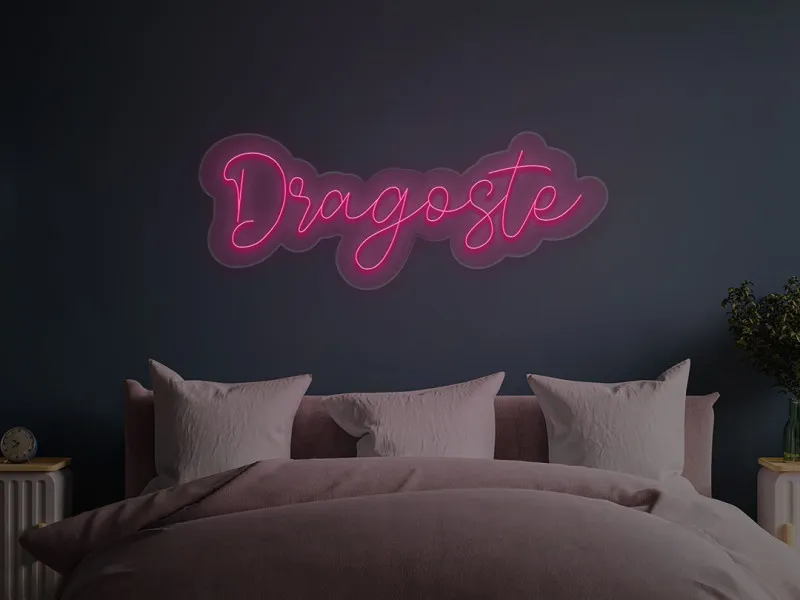 Dragoste - Semn Luminos LED Neon