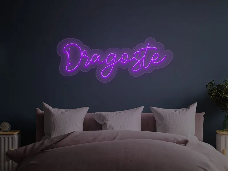 Dragoste - Semn Luminos LED Neon