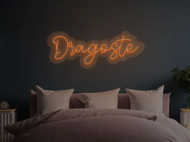Dragoste - Semn Luminos LED Neon
