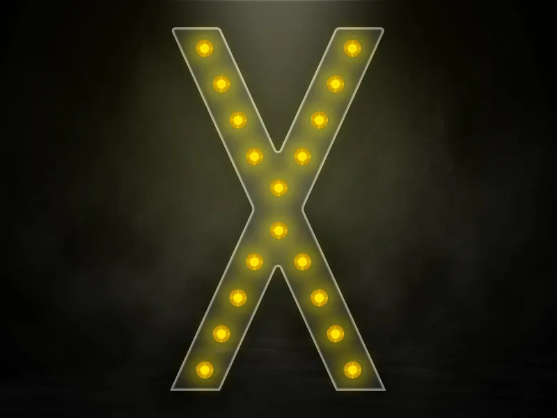 Litere Volumetrice Luminoase din Plexiglass 1.6M