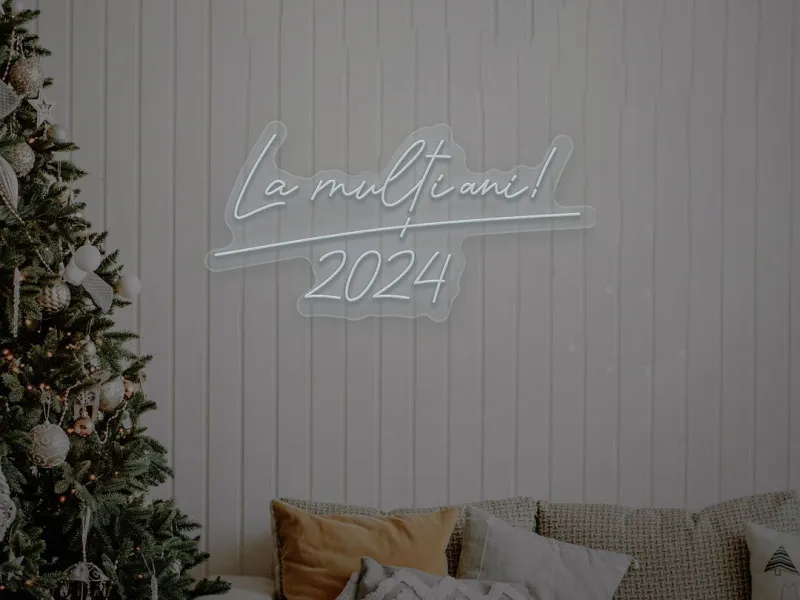 La Multi Ani - Semn Luminos LED Neon