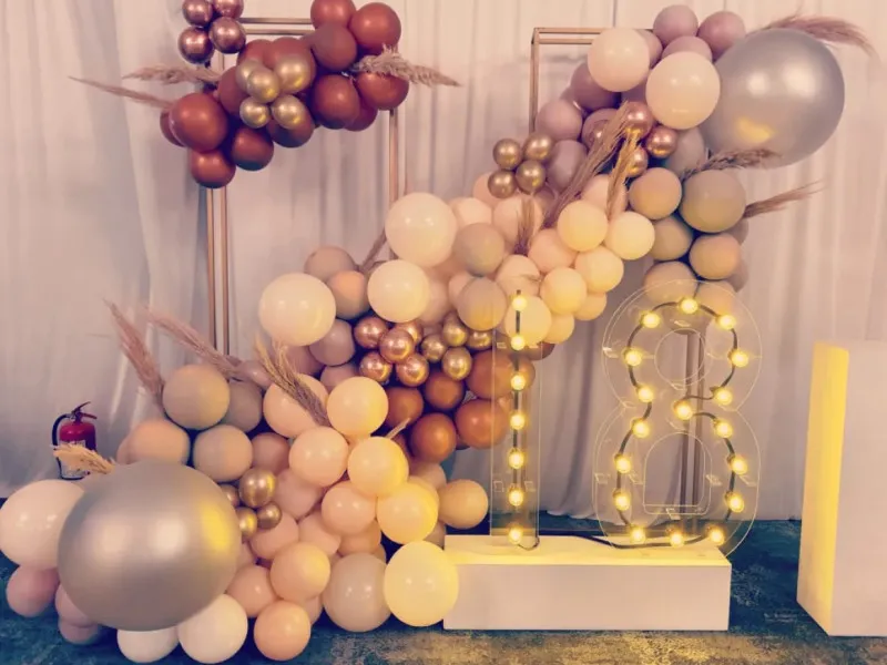 Cifre Volumetrice Luminoase din Plexiglass 50 cm